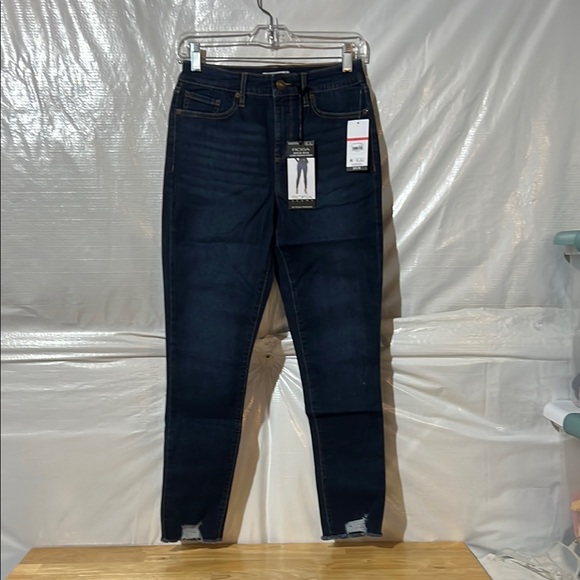 sofia by sofia vergara Denim - Sofia Vergara Rosa High Rise Curvy Skinny Ankle Midnight Blue Jeans